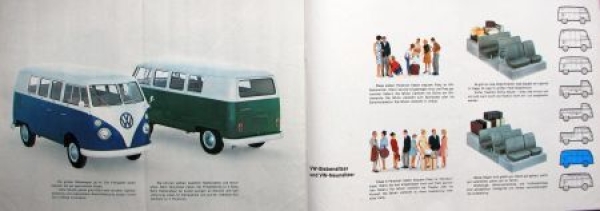 Volkswagen T1 Transporter Modelprogram "Was ist das Besondere am Transporter" 1965 Carbrochure (7047)